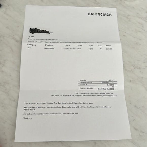 Balenciaga Denim Nylon Jacket - Picture 3 of 6